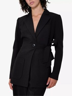 Aligne Ferran side tie blazer NWT